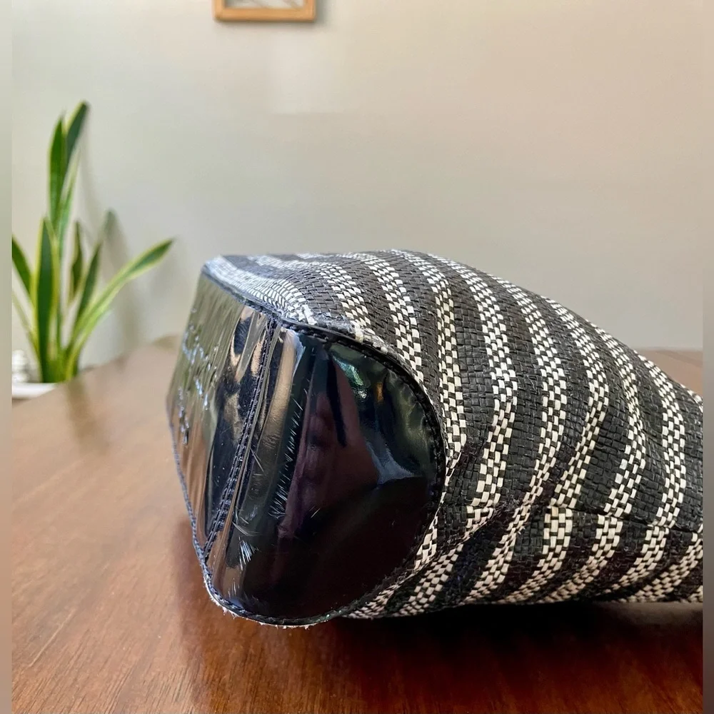 Vintage Kate Spade Y2K Striped Hobo Shoulder Bag - Picture 8 of 11